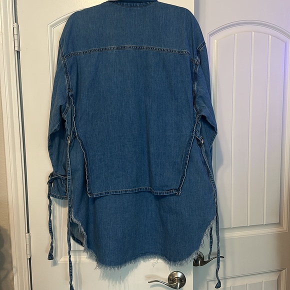 DIESEL SNAP BUTTON DENIM DE-LIFY MINI DRESS EUC - Picture 5 of 12